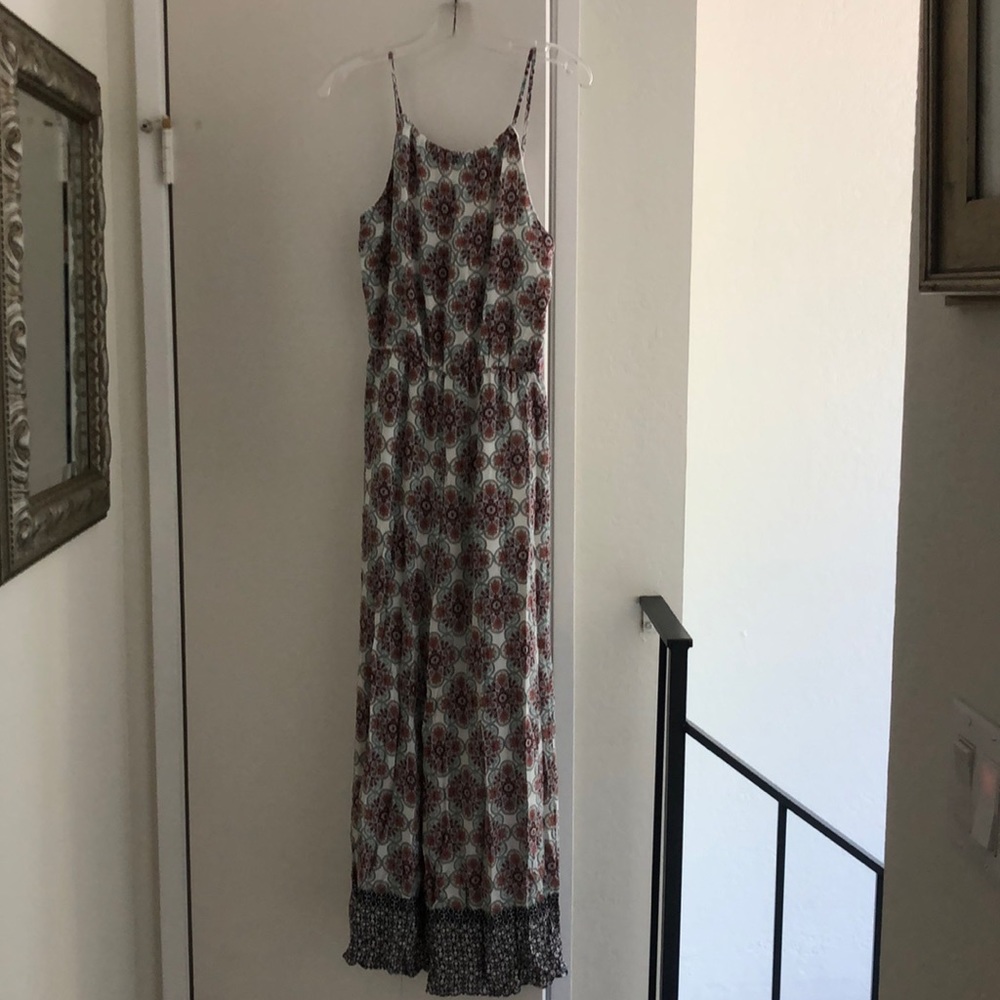 Fun floral jumpsuit Purple Snow size large
